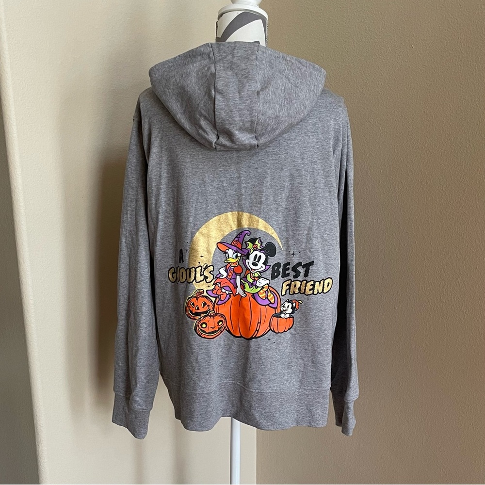 Disney Halloween Zip Up Hoodie Jacket - A Ghoul’s Best Friend - Size: 1X